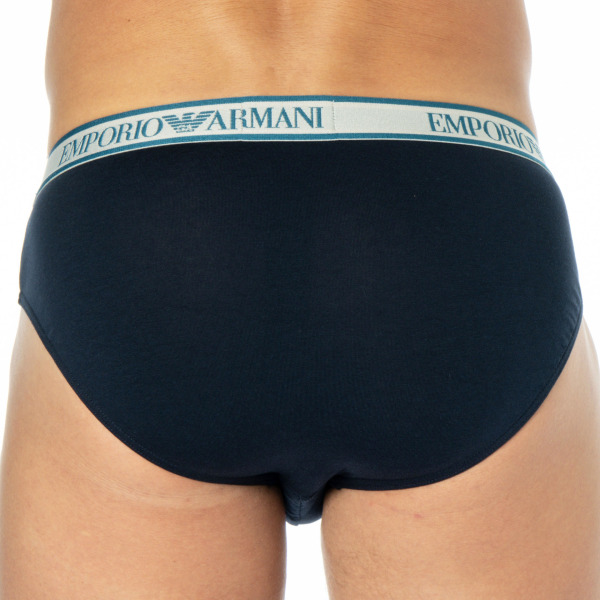 Slip Core Logoband Marine - Blanc Emporio Armani