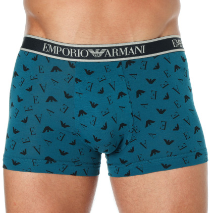 Boxer Core Logoband Bleu - Logo Emporio Armani