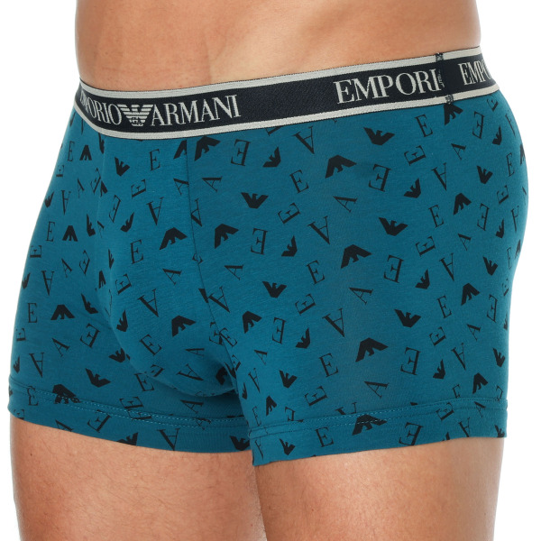 Boxer Core Logoband Bleu - Logo Emporio Armani