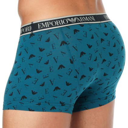 Boxer Core Logoband Bleu - Logo Emporio Armani