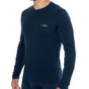 Emporio Armani Bold Monogram Long Sleeves T-Shirt - Navy