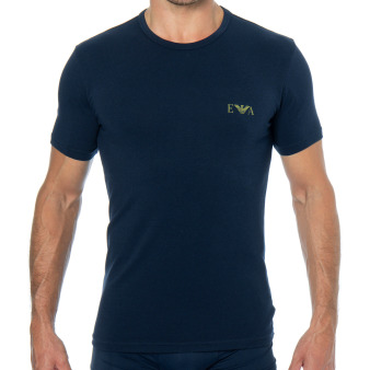 Emporio Armani Bold Monogram T-Shirt - Navy