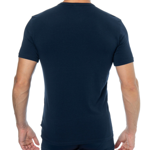 T-Shirt Bold Monogram Bleu Marine Emporio Armani