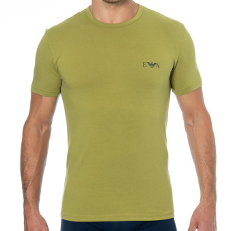 Emporio Armani Bold Monogram T-Shirt - Khaki