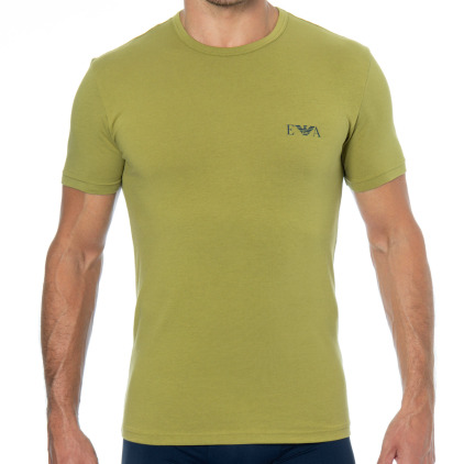 Emporio Armani Bold Monogram T-Shirt - Khaki