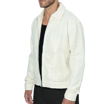 Frilivin Eyelet Lace Jacket - Off White