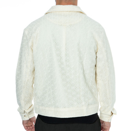 Veste Broderie Anglaise Blanc Cassé Frilivin