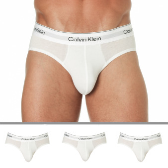 Calvin Klein 3-Pack Icon Cotton Briefs - White