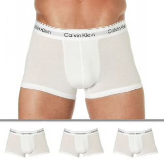 Calvin Klein 3-Pack Icon Cotton Boxer Briefs - White