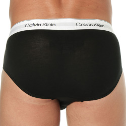 Calvin Klein 3-Pack Icon Cotton Briefs - Black with Contrast Waistband