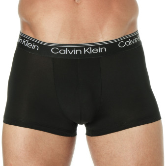 Calvin Klein 3-Pack Microfiber Stretch Trunks - Black