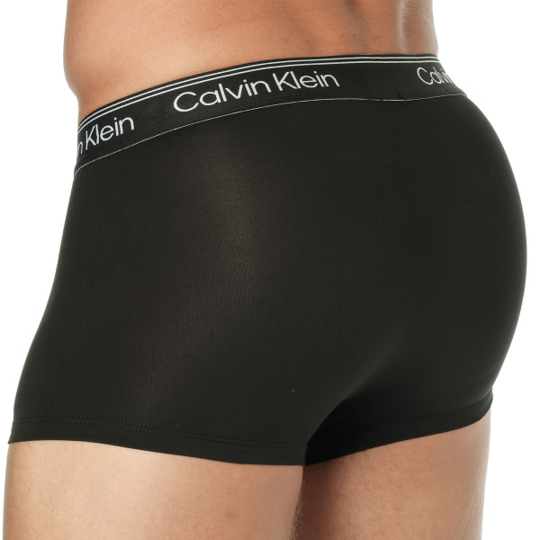 Calvin Klein 3-Pack Microfiber Stretch Trunks - Black