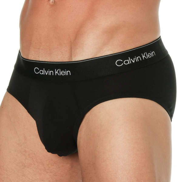 Calvin Klein 3-Pack Icon Cotton Briefs - Black - White - Heather Grey
