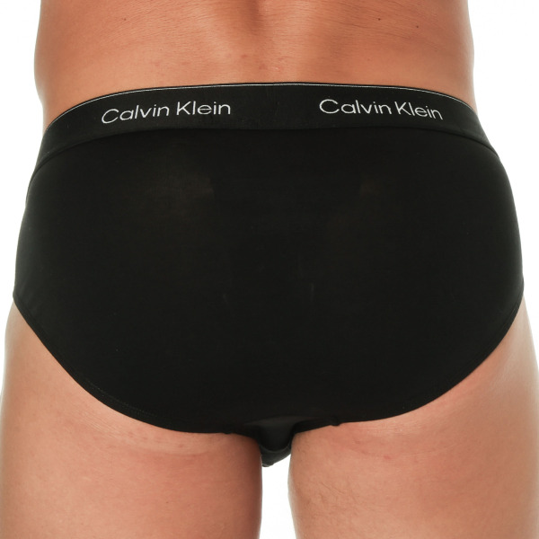 Calvin Klein 3-Pack Icon Cotton Briefs - Black - White - Heather Grey