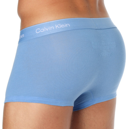 Calvin Klein 3-Pack Icon Cotton Boxer Briefs - Black - Blue - Sky Blue