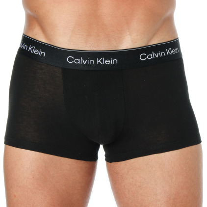 Calvin Klein 3-Pack Icon Cotton Boxer Briefs - Black - Blue - Sky Blue