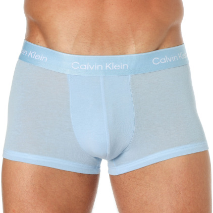 Calvin Klein 3-Pack Icon Cotton Boxer Briefs - Black - Blue - Sky Blue