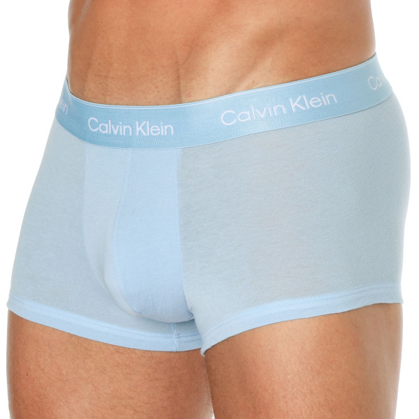 Calvin Klein 3-Pack Icon Cotton Boxer Briefs - Black - Blue - Sky Blue