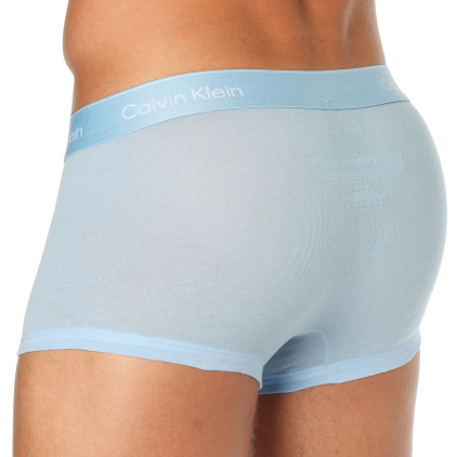 Calvin Klein 3-Pack Icon Cotton Boxer Briefs - Black - Blue - Sky Blue