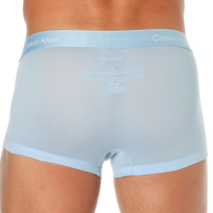 Calvin Klein 3-Pack Icon Cotton Boxer Briefs - Black - Blue - Sky Blue