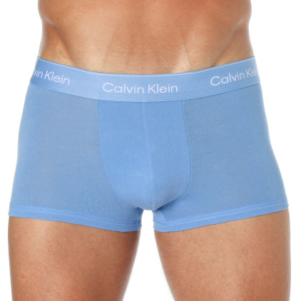 Calvin Klein 3-Pack Icon Cotton Boxer Briefs - Black - Blue - Sky Blue