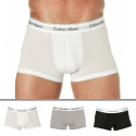Calvin Klein 3-Pack Icon Cotton Boxer Briefs - Black - White - Heather Grey