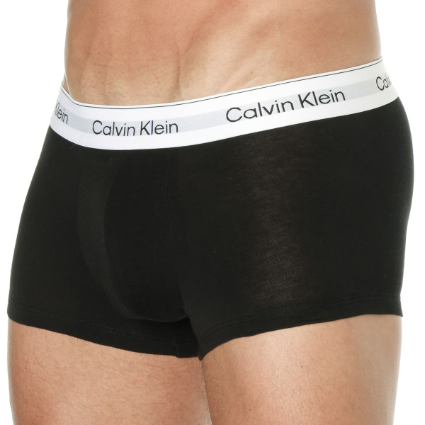 Calvin Klein 3-Pack Icon Cotton Boxer Briefs - Black - White - Heather Grey