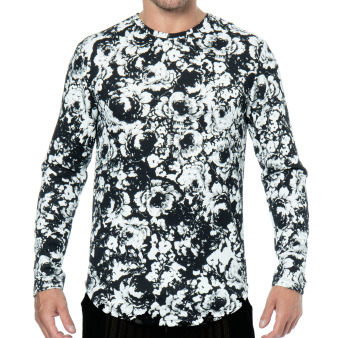 T-Shirt Manches Longues Floral Frilivin