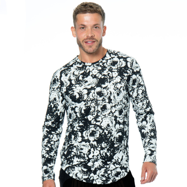 T-Shirt Manches Longues Floral Frilivin
