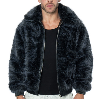 Veste Bomber Fausse Fourrure Frilivin
