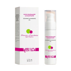 YESforLOV Gourmet and Warming Oil - Apple - Raspberry - 50 ml