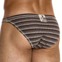 Slip Low Cut Knitted Stripes Marron Modus Vivendi