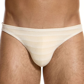 Slip Low Cut Knitted Stripes Ecru Modus Vivendi