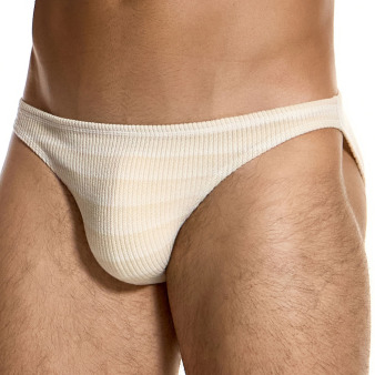 Slip Low Cut Knitted Stripes Ecru Modus Vivendi