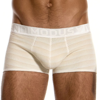 Boxer Court Knitted Stripes Ecru Modus Vivendi