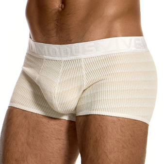 Boxer Court Knitted Stripes Ecru Modus Vivendi