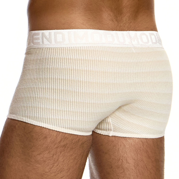 Modus Vivendi Knitted Stripes Trunks - Ecru