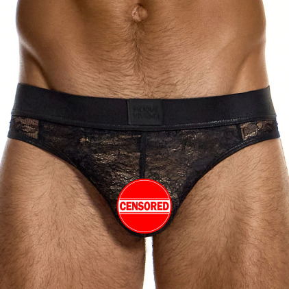 Modus Vivendi Lingerie Lace Thong - Black