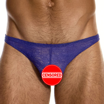 Modus Vivendi Lingerie Lace Low Cut Briefs - Purple