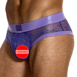 Modus Vivendi Lingerie Lace Classic Briefs - Purple