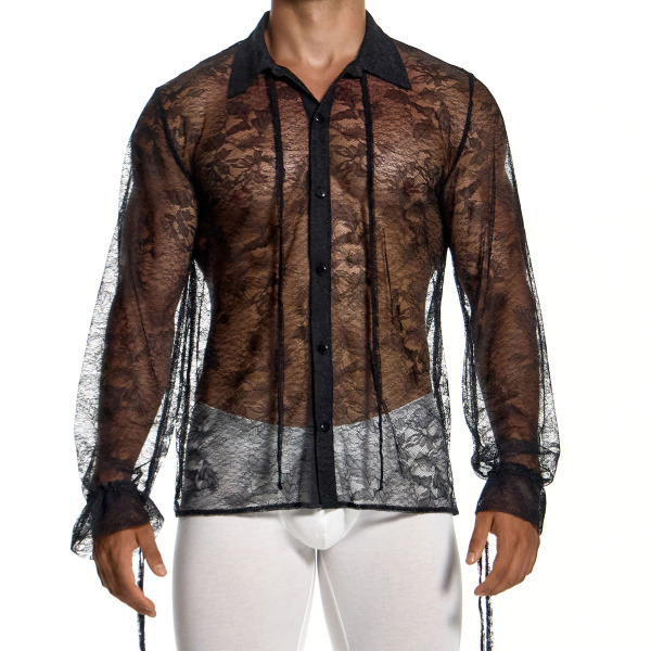 Chemise Lingerie Dentelle Noire Modus Vivendi