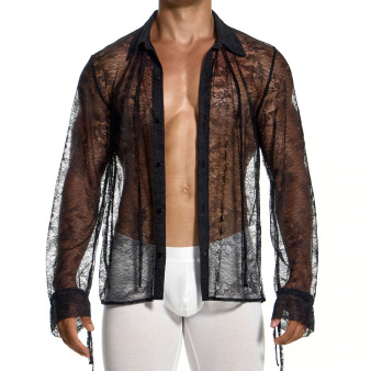 Chemise Lingerie Dentelle Noire Modus Vivendi