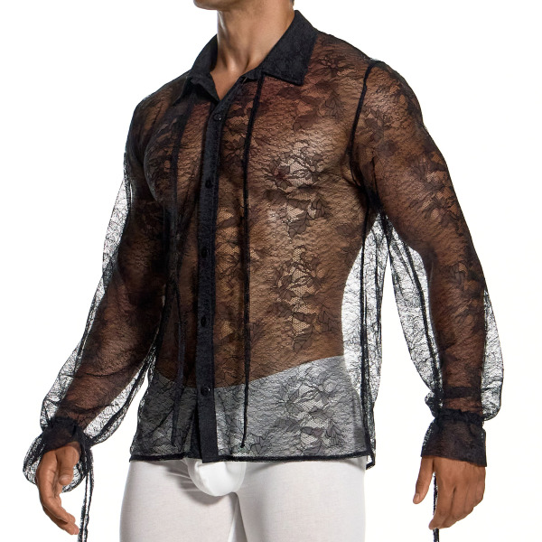 Chemise Lingerie Dentelle Noire Modus Vivendi