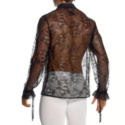 Modus Vivendi Lingerie Lace Shirt - Black