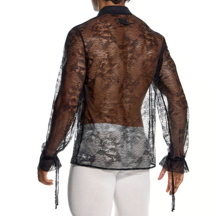 Modus Vivendi Lingerie Lace Shirt - Black