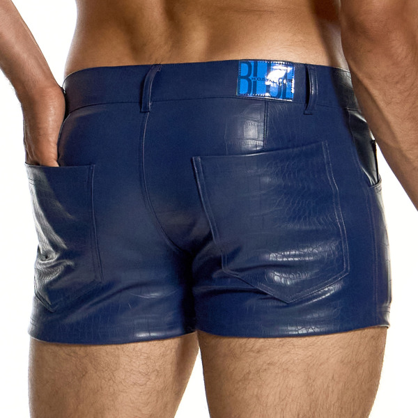 Modus Vivendi Croco 5 Pockets Shorts - Blue