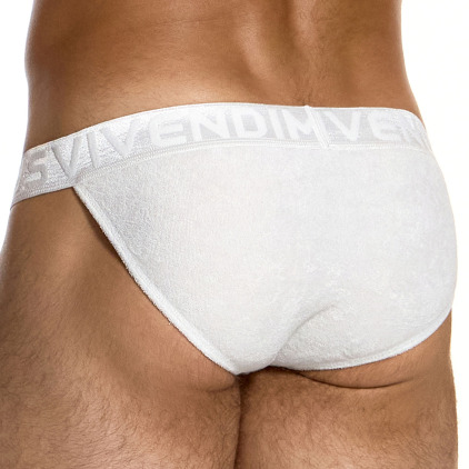 Modus Vivendi Towel Tanga Briefs - White