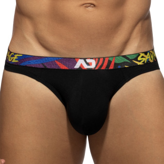 Addicted Savage Modal Bikini Briefs - Black