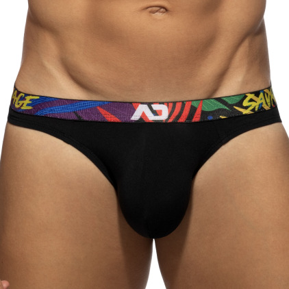 Addicted Savage Modal Bikini Briefs - Black