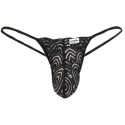 String V Dentelle Fine Noir CandyMan